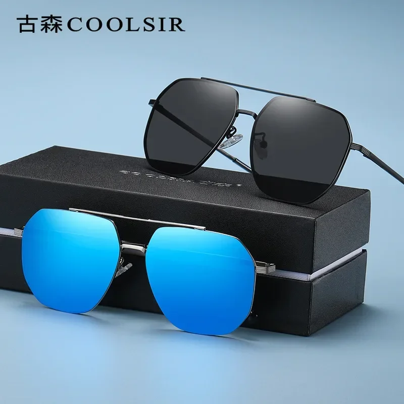 

New High-definition Nylon Polarized Sunglasses Classic Men's Driving Sunglasses Fashionable and Colorful Pilot Sunglasses