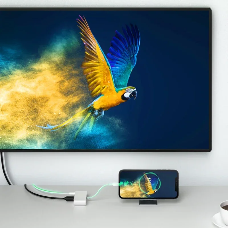 Lightning To HDMI-compatible Cable 1080P For IPhone To TV Digital AV Adaptador Kabel Phone Accessories