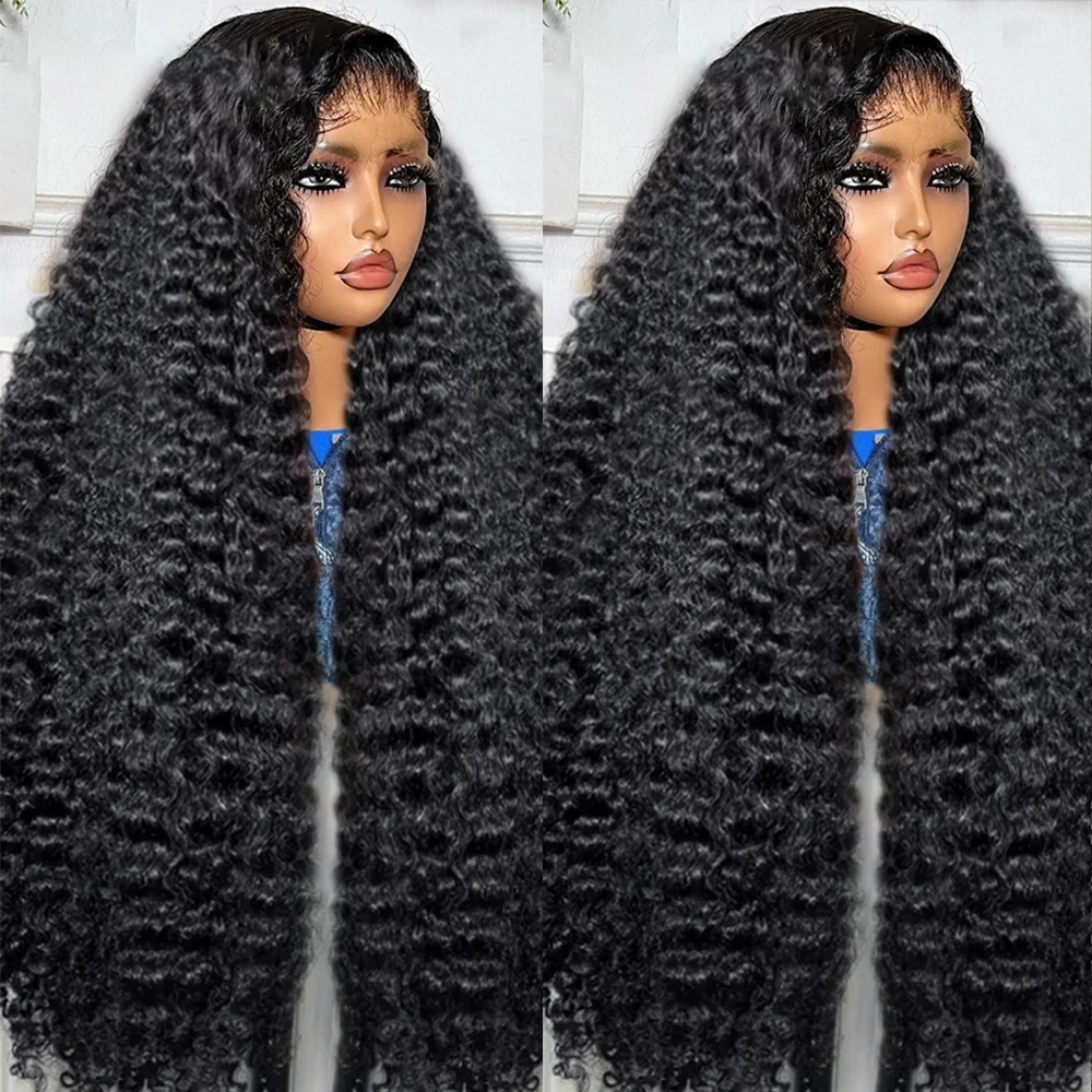 

13x4 13x6 Hd Lace Deep Wave Frontal Human Hair Wigs Transparent Brazilian Remy 30 38 Inch Water Wave Lace Front Wig For Women