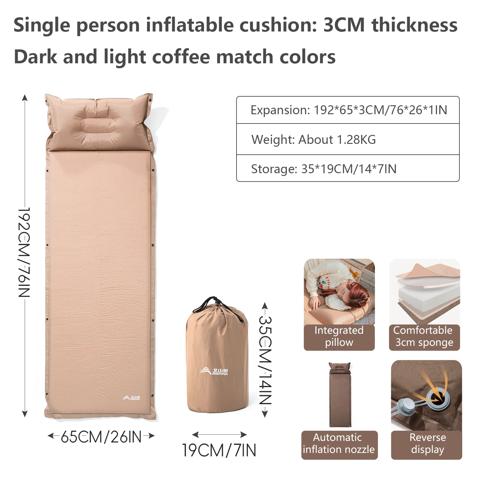 3cm 1 person
