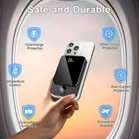 10000mAh Magnetic Power Bank,15W Wireless & 20W Fast Charger,10N Strong Magnet for iPhone, USB-C/A Output, Portable Battery Pack