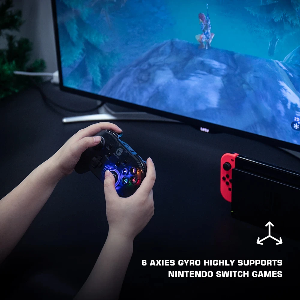 GameSir T4 Pro   Ʈѷ, 2.4G   е, ٵ ġ,  ̵, MFi , ȵ̵  