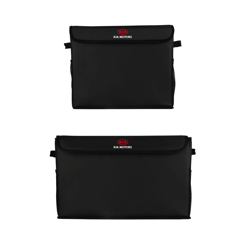 Große Kapazität Kofferraum Aufbewahrungstasche Weichfilz Organizer Box Zubehör für KIA Sportage Ceed Sorento Optima Picanto Rio Soul – Detail 4
