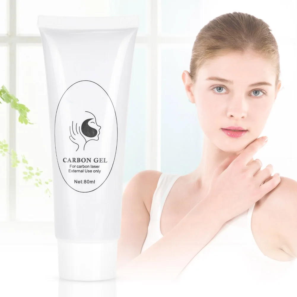 Carbon Gel for Laser Skin Rejuvenation Skin Whitening Skin Deep Cleaning Remove Black Spots Moisturizing Face Cream Skin Massage