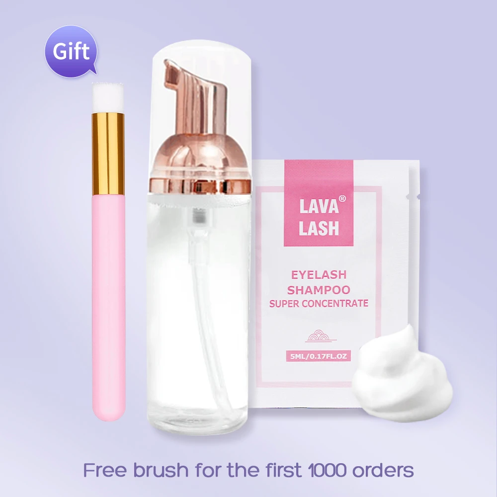 5ml Lava Lash Eyelash Shampoo Concentrate Gentle Eyelash Extension