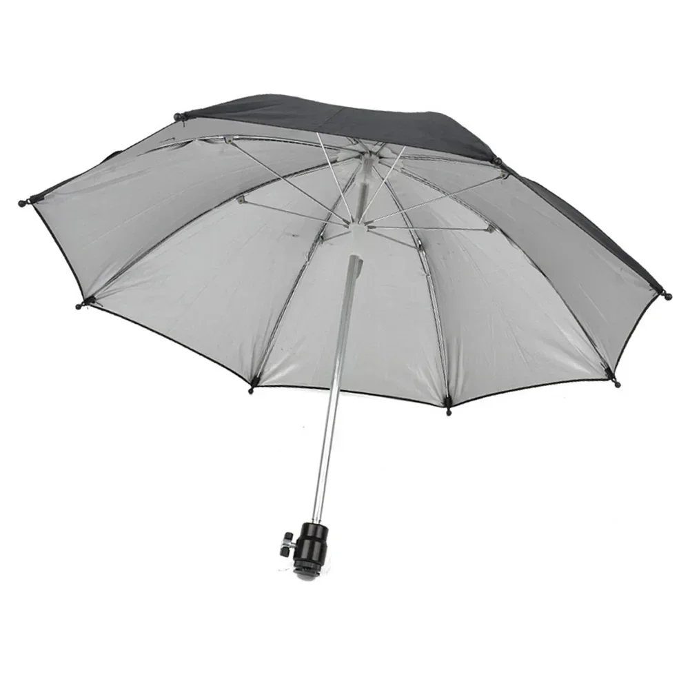 Durable Camera Umbrella Compatible With All Cameras Rain And Sun Protection Adjustable Angle Easy To Carry 19 7 Inches Wide