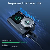 SJCAM SJ11 4K 30fps Action Camera Touch Screen 6-Axis EIS 30M Waterproof with Case for Skiing Cycling Vlogging Outdoor Sports - Image 3