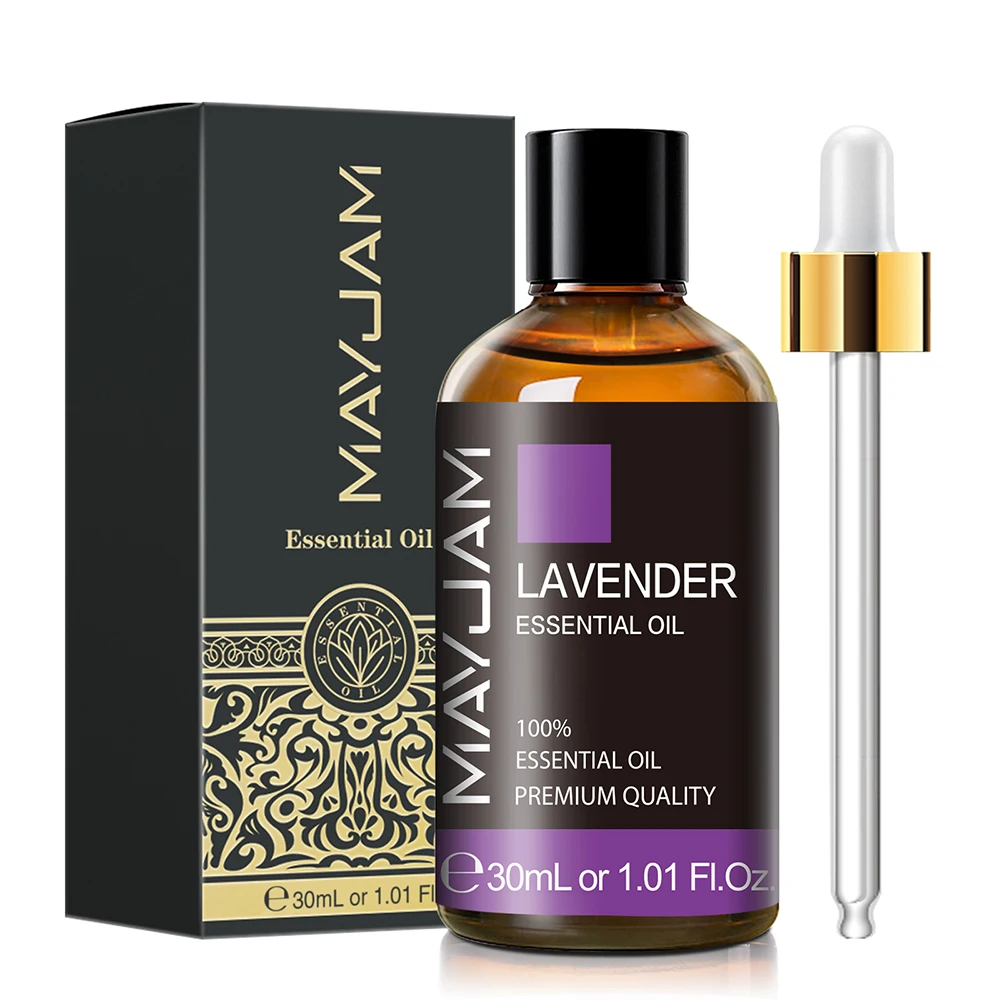 MAYJAM – huiles essentielles pour humidificateur diffuseur, lavande, jasmin, Eucalyptus, Ylang, Ylang, vanille, arbre à thé, 10ml, 30ml, 100ml