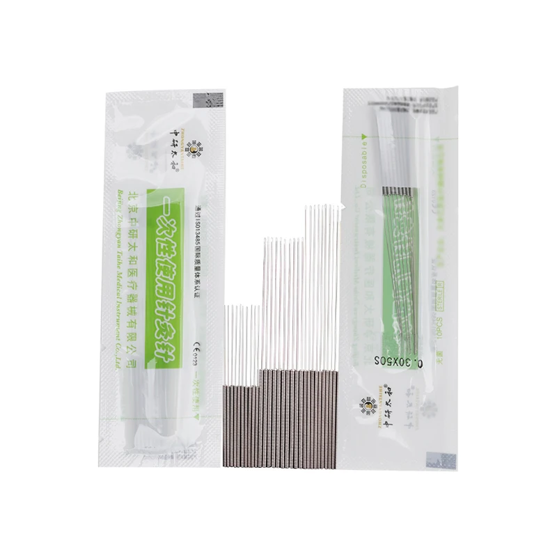 ZHONGYAN TAIHE Acupuncture Needle with Tube 1000 PCS Disposable Sterile Acupuncture disposable acupuncture needle