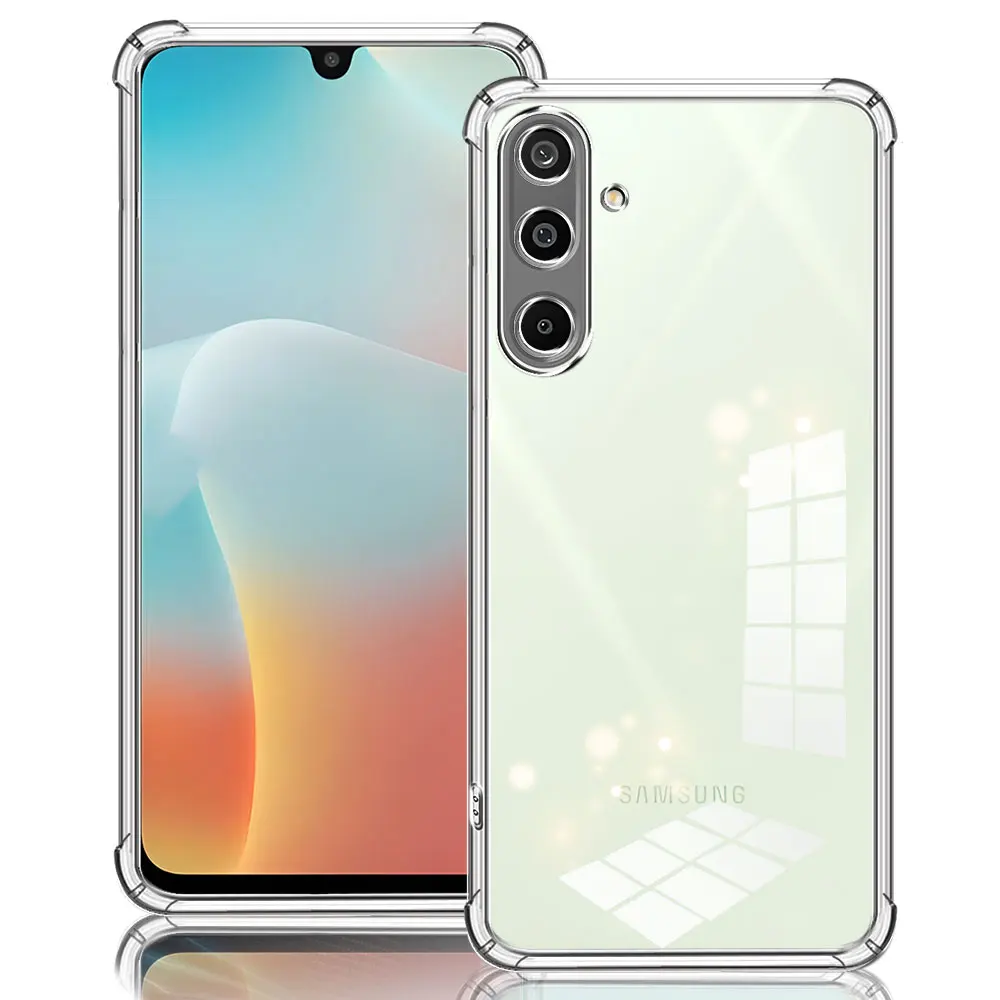 Shockproof Clear Soft Silicone Phone Case - Durable Protective Bumper Cover