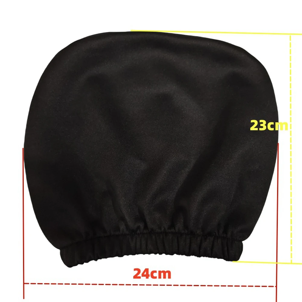 1pc Car Seats cover in Style Black Premium Cloth Headrest Cover for Car  Truck  SUV  Auto Universal Fit  Set of 1