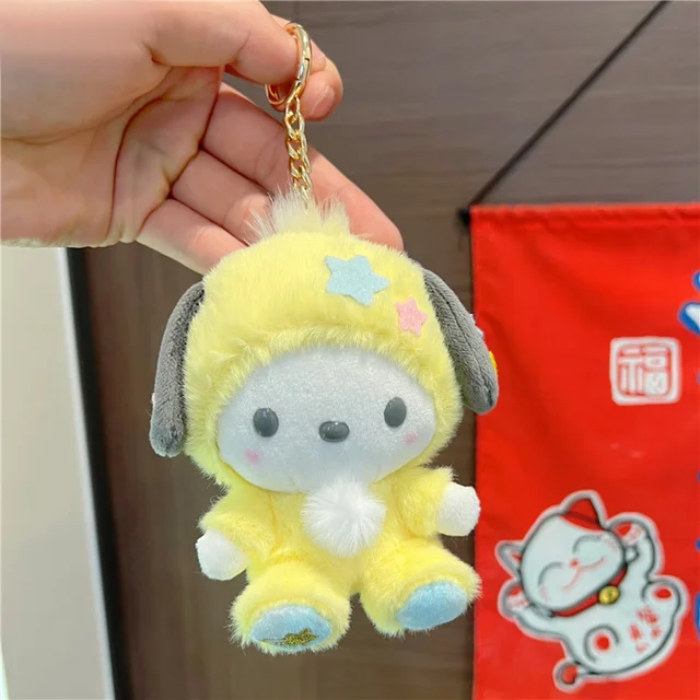 2022 Sanrio Cartoon Kawali Kuromi Hello Kitty My Melody Cinnamoroll Pillow Plush Toys Soft Stuffed Dolls for Kids Birthday Gifts 4