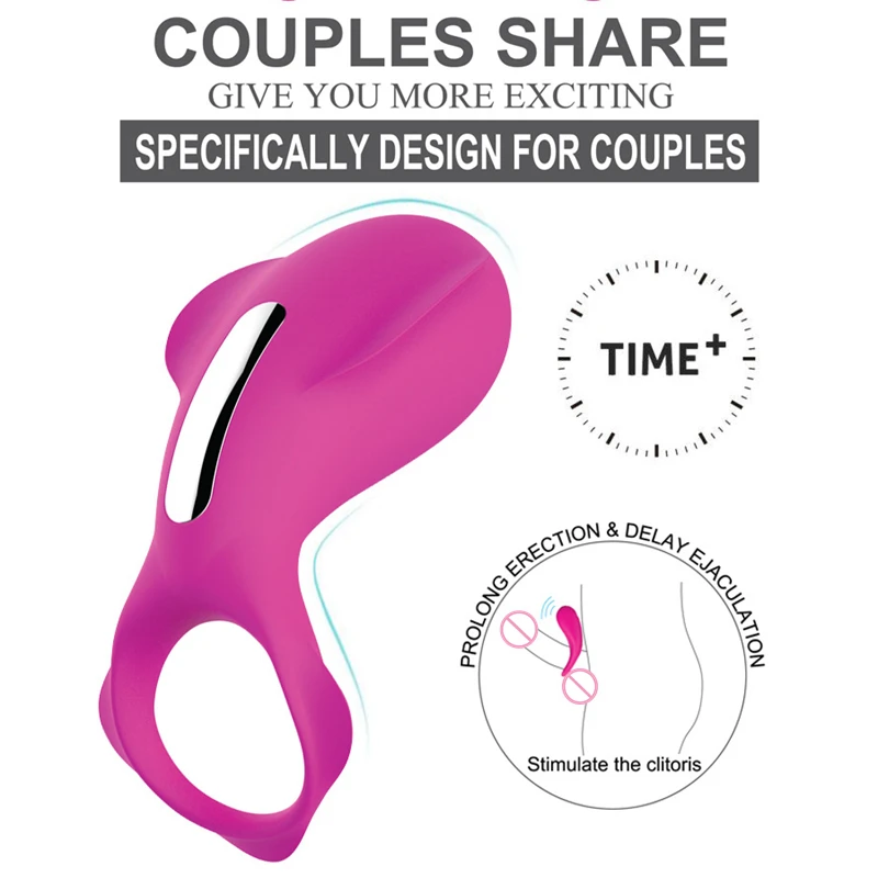 Vibrationsring Leistungsstarker Vibrator Klitoris Stimulator Prostatavibrator Für Männer Sex Nippelvibrator Für Co_voghion.com