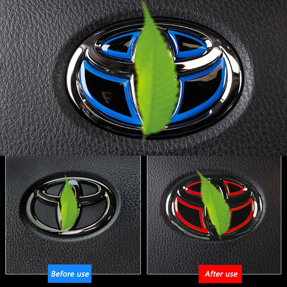 Car Steering Wheel Emblem Sticker for Toyota Avensis Prado Corolla CHR
