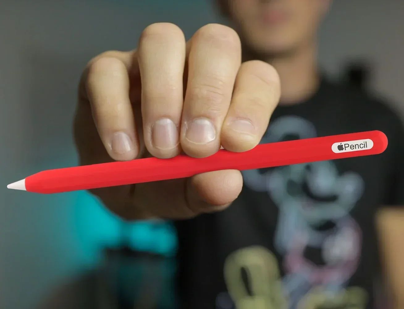 Silicone Case for Apple Pencil 2 Anti-lost Anti-scratch Protective Cover Sleeve Pencil Cap silicone pencil case