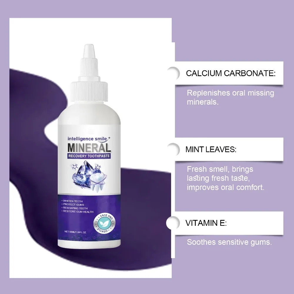 Anti Cavity Toothpaste Plaque Removal Enamel Repair Strengthen Teeth Brightening Oral Hygiene Cleaning Fresh Breath Toothpaste