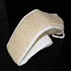 Bath Brush Massage Cleaning Bath Exfoliating Linen Back Strap Bath Shower Tool Body Scrubber Natural Loofah Shower Tool 5