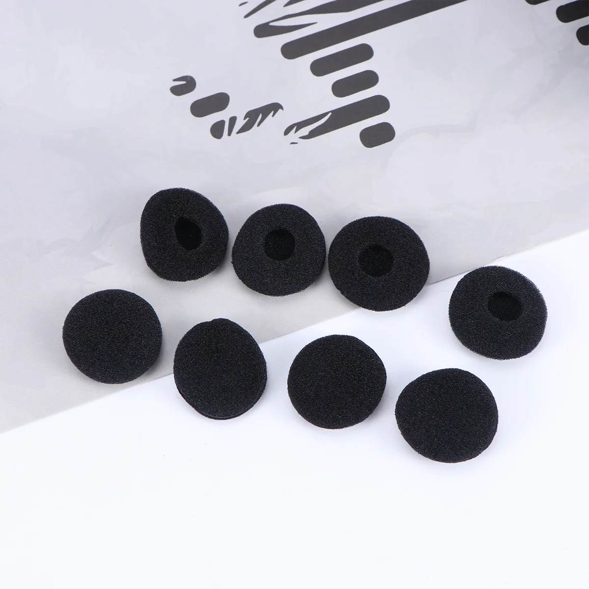 

15 Pairs of Replacement Headset Earphone Ear Pads Covers (Black)