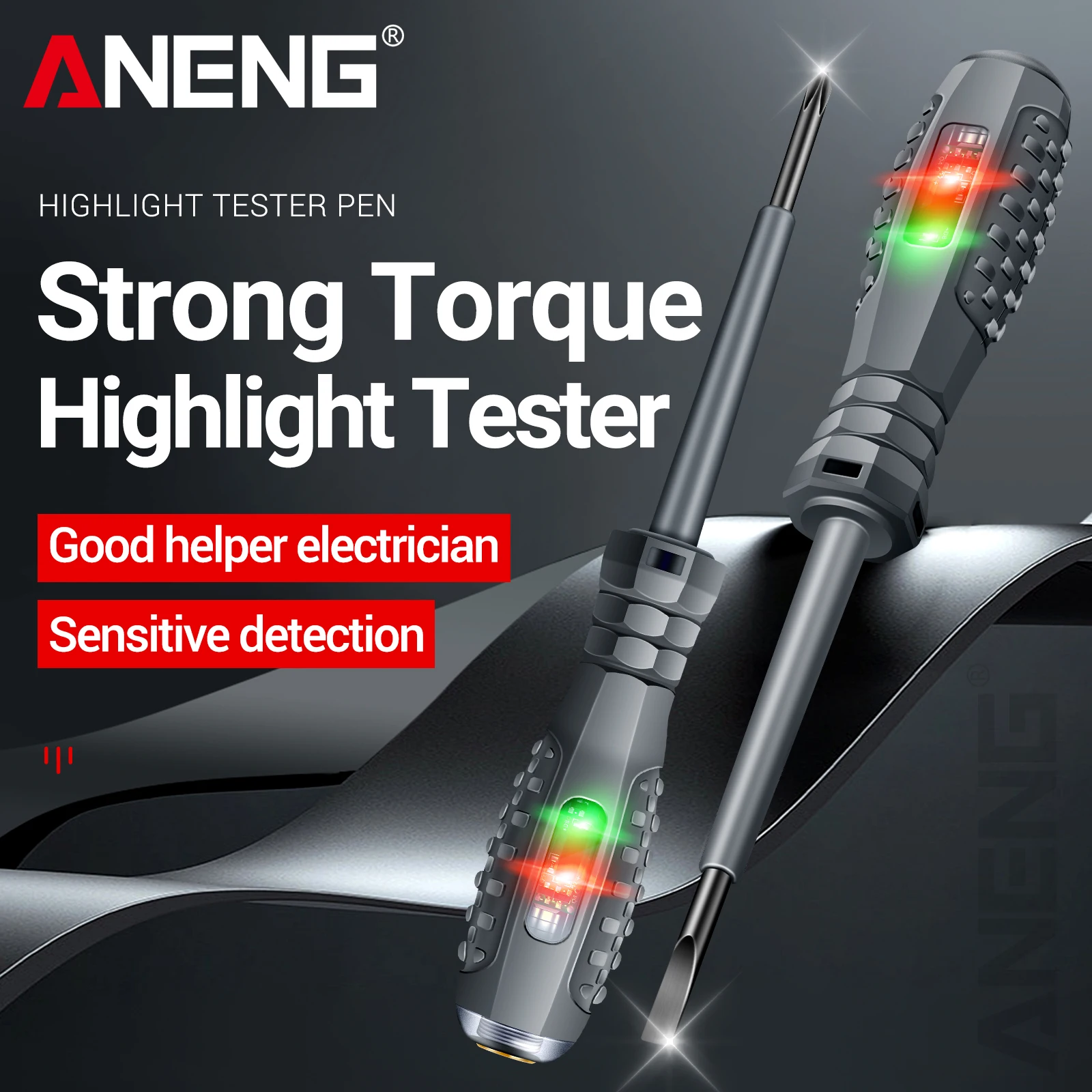 ANENG B05 2Pcs Word/Cross Screwdriver Electric Tester Pen Multi-functional House