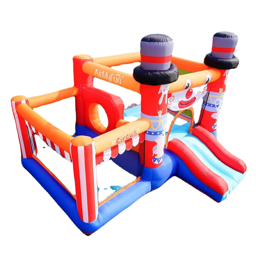 

Bouncy House & Bouncy Castle for Kids, Inflatable Bounce House with Blower, Bouncing Area and Slide for Toddlers Outdoor