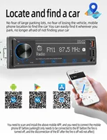 BQCC 1 DIN Car Radio AUX/TF Card/U Disk Play/BT/Colorful button lights/Car MP3 Player - Image 5