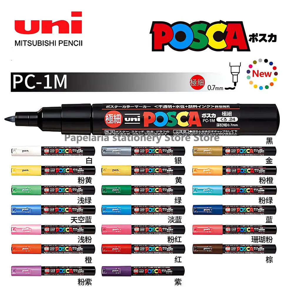 1 UNI POSCA PC-1M Marker Art Supplies