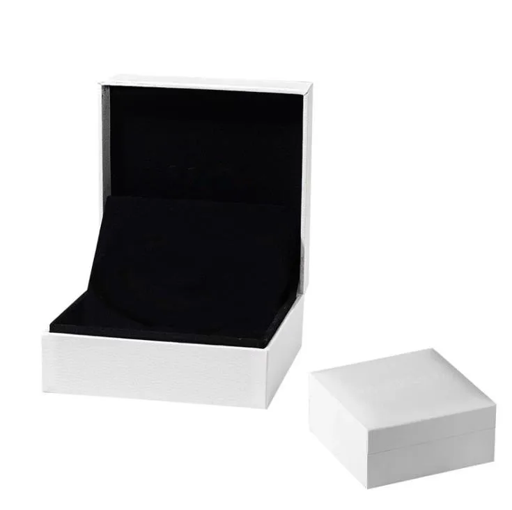 9*9*4 cm Packaging Paper Box Display For Women Charm Bead Ring Earring Bracelet Necklace Gift Fashion Jewelry portable pandora charm beads storage box troll beads metal rods display tray chamilia bracelet ring holder organizer with cover