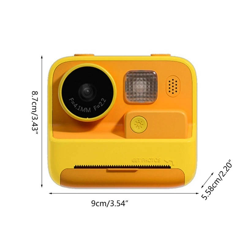 Instant Print Camera for Kids Selfie Video Digital Camera with Paper Film  Girls Boys Children Mini Learning Toy Gifts - AliExpress