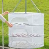 Drying Net 3layer Hanging Clothes Drying Nets for Fruit Herbs Foods Dryer Cage Breathable Storage Rack Cleaning Dry Tools 1