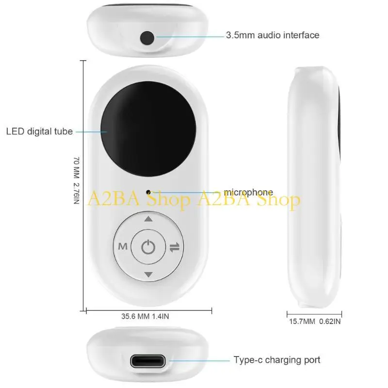 A2BA 3 in 1 무선 사운드 USB 호환 본체 모바일 엔터테인먼트용 연속 사용 소음 필터링