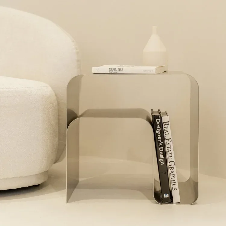 Minimalist Stainless Steel Bedroom Bedside Cabinet For Living Room Set Table Storage Coffee Side Lounge Sofa Bear Bed Furniture 4