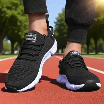 حذاء جري نسائي كبير الحجم يسمح بمرور الهواء، حذاء مشي كاجوال خفيف الوزن شبكي مريح 2025، حذاء تنس للياقة البدنية في الهواء الطلق 6