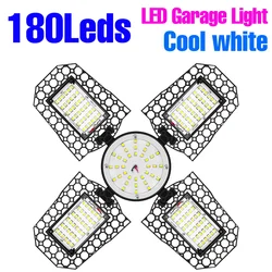 Ultra - Bright Adjustable LED Garage Light - 200W High Bay Spotlight for Home, Workshop & Warehouse (Cool White 100W)