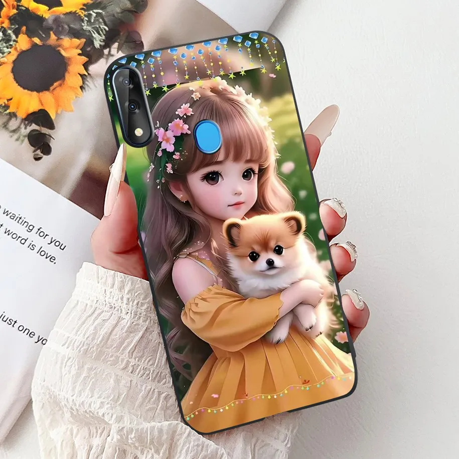 Cute Cool Spider Tiger Marble Soft Silicone Shockproof Phone Case Cover