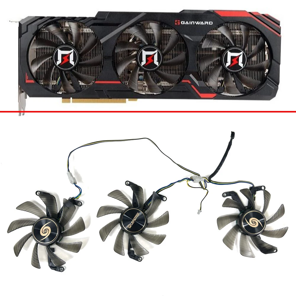 

3pcs Cooling Fan 85mm GeForce RTX 3070 Ti 3060ti GPU fan For Gainward GeForce RTX3060ti 3070 3080 3080Ti Video Card Fan
