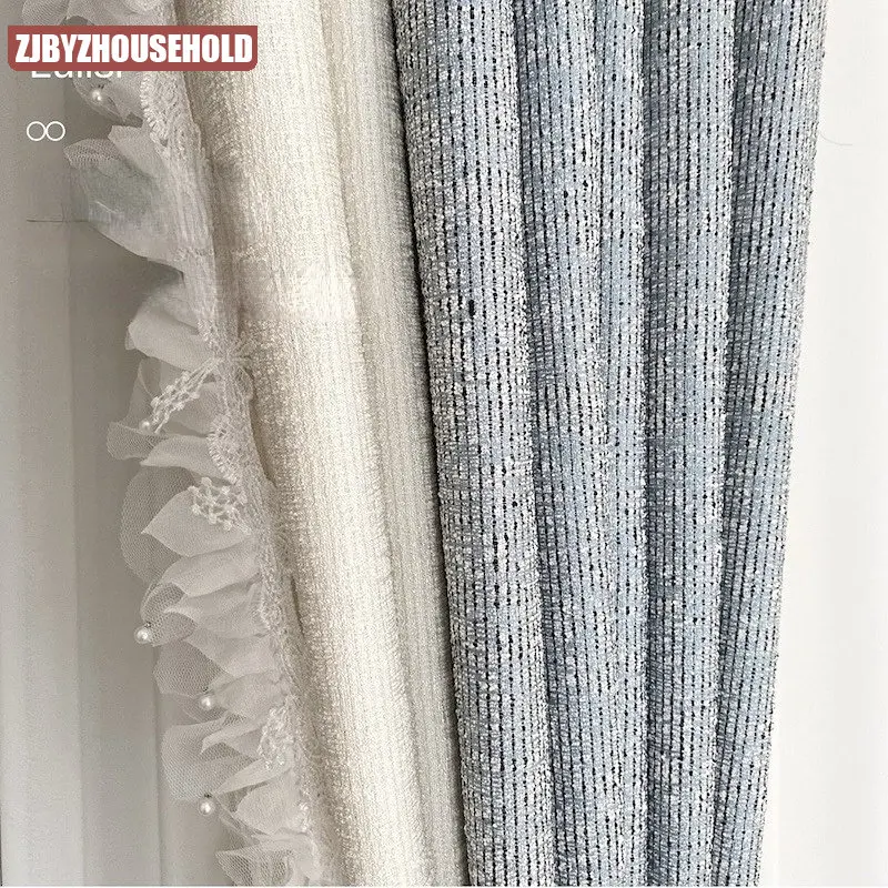 fine-flash-cotton-linen-high-grade-high-warp-jacquard-nordic-fabric-curtains-for-living-dining-room-bedroom-blue-white-splicing