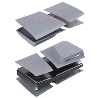 Grey Pro Disc Edition Cover Plates with Logo Skin and 30th Anniversary Sticker for New PS5 Pro Console  Shell Panels Faceplate 4