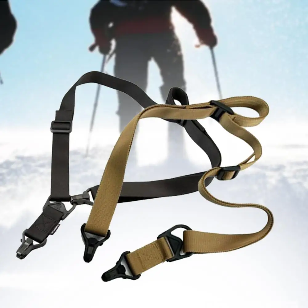 Gun Sling Nylon Outdoor Sports 2 Point Rifle Sling Clasp 100Kg Max Load Belt Strap War Paintball Hunting Military Strap Gun Sling