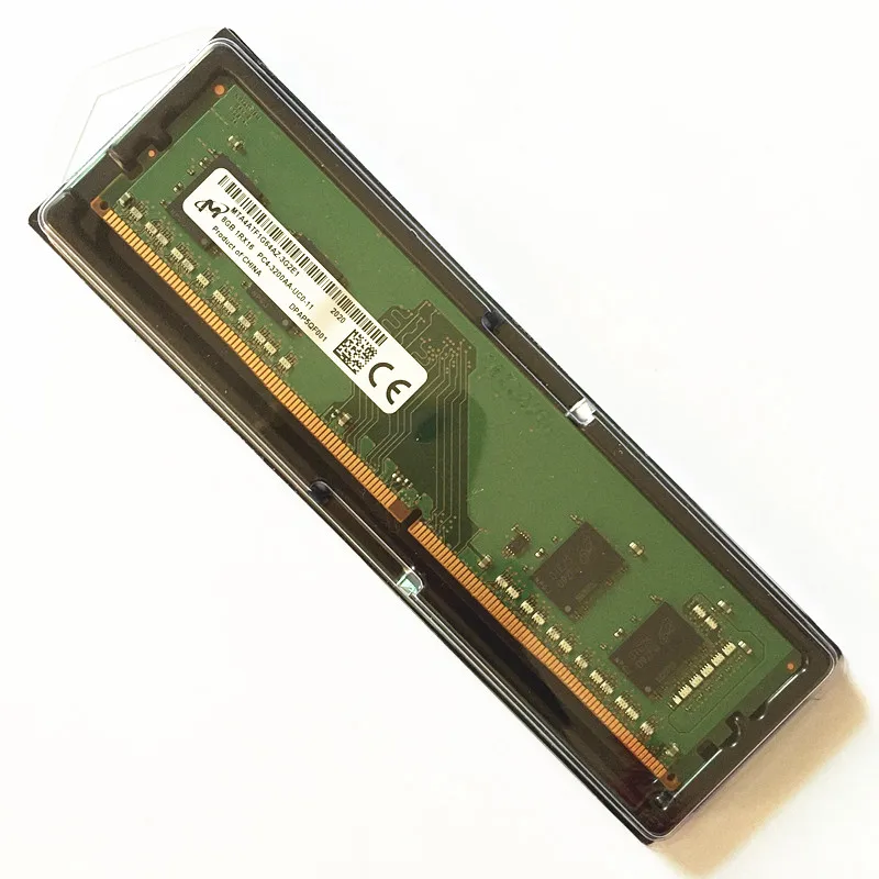 Micron DDR4 8GB RAM Memory UDIMM PC4-25900 3200MHz DDR4 8GB 1RX16