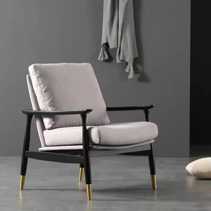 

Стулья с металлическими ножками, тканевый чехол с высокой спинкой, подставка для рук, для одной спальни, офиса, кафе, комнаты, кресла для бара, мебель для салонной библиотеки