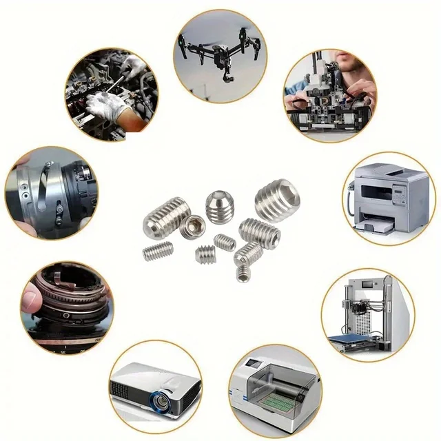 100 Viti M3 Testa Esagonale In Acciaio Inox 304 - Per Fai Da Te, Riparazioni E Progetti - Foto 5