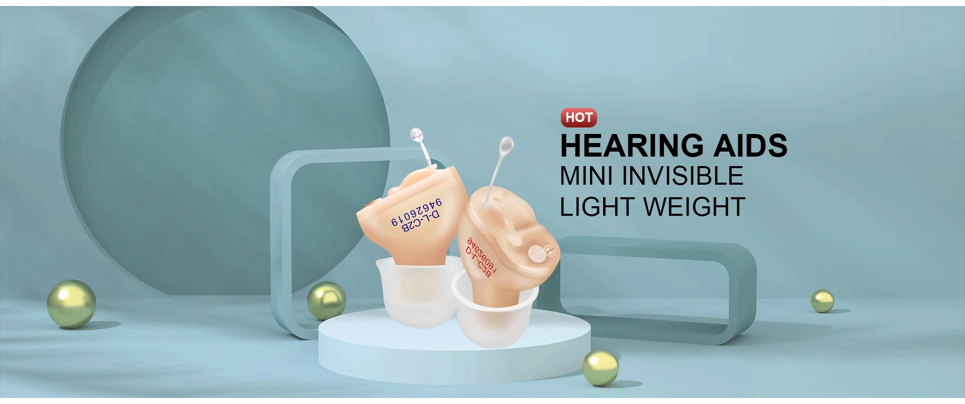 Description Picture 2 of itemCIC Hearing Aid Intelligent Sound Amplifier Invisible Hearing Aids For Deafness/Elderly With A10 PR70 Battery Portable Audifonos