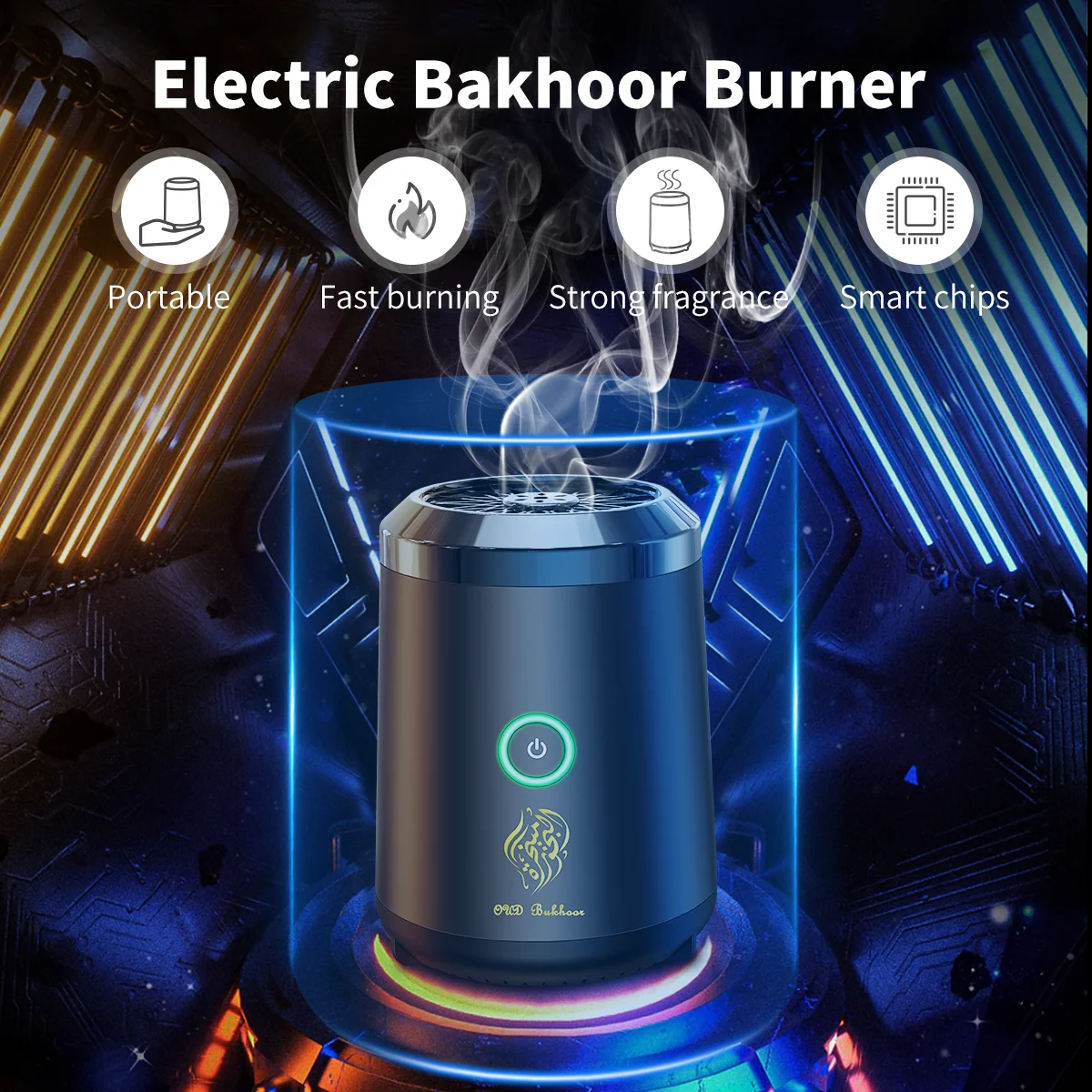 Electric Usb Mini Portable Incense Burner Bakhoor