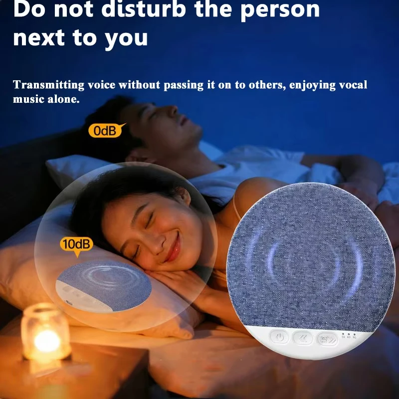 Ultra-Thin Bluetooth Speaker with Nature Sounds & White Noise