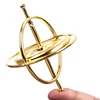 Metal Self-balancing Finger Gyroscope Toy Anti-gravity Colorful Metal Gyro Adults Kids Decompression Relief Spinning Toy Gift 3
