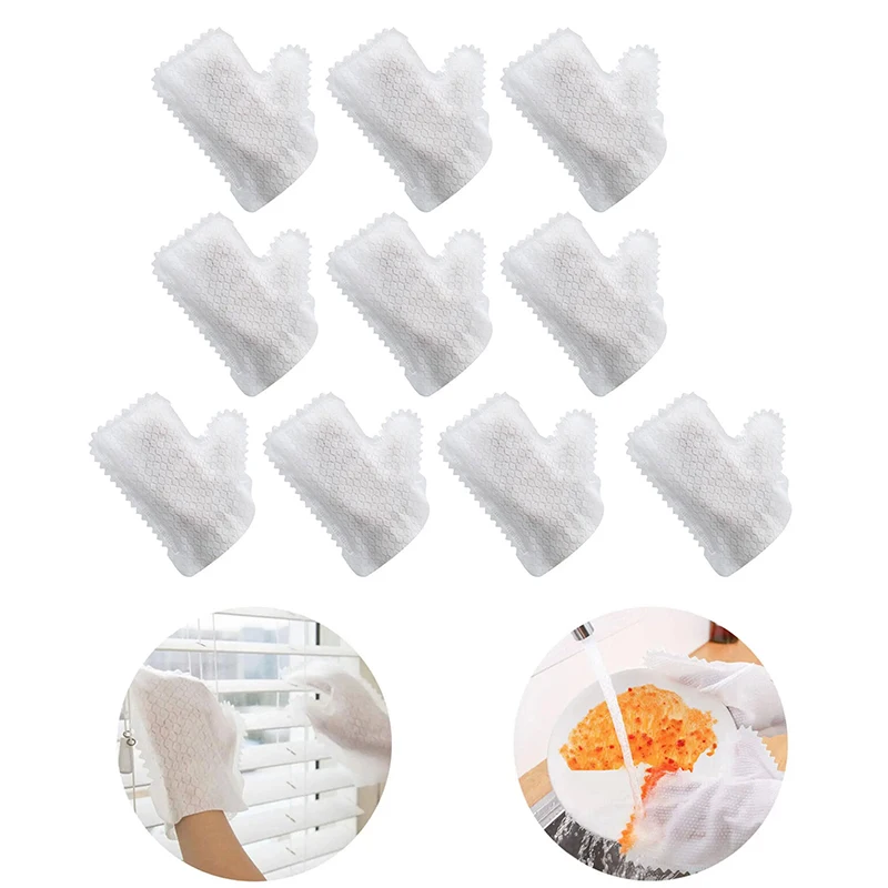 Lazy Cleaning Rag Gloves Household Dust Removal Disposable Non-woven Fabric Scouring Tools Wet And Dual-use Cloth