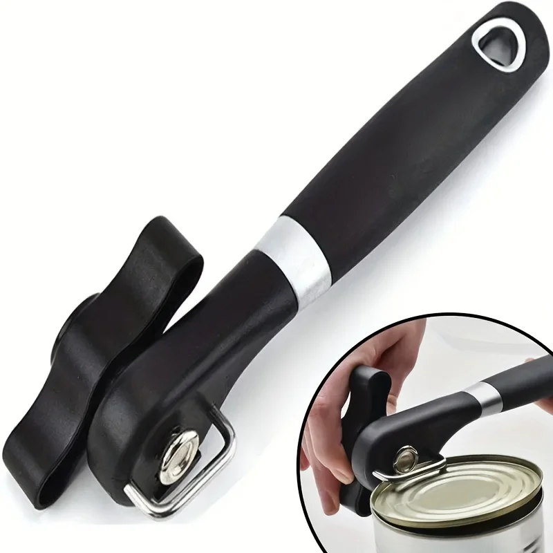 Safe Cut Can Opener, Smooth Edge Can Opener handheld, Food Grade Stainless  Steel Cutting Can Opener for Kitchen & Restaurant - AliExpress