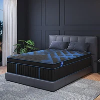 12"Gel Memory Foam Hybrid Pocket Spring Mattress Twin Full Queen King Bed Mattress In A Box, Medium Firm Motion Isolation 3