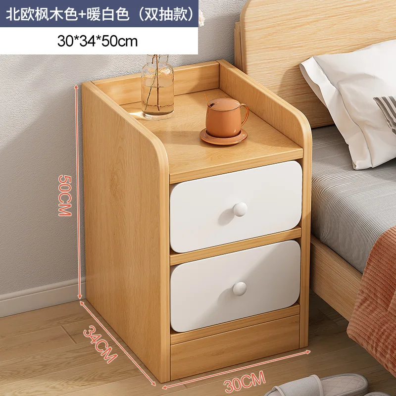 Mesita De Noche estrecha para el hogar, mueble De almacenamiento De lujo  para dormitorio, mueble De Noche para sala De estar, LQQ17XP - AliExpress