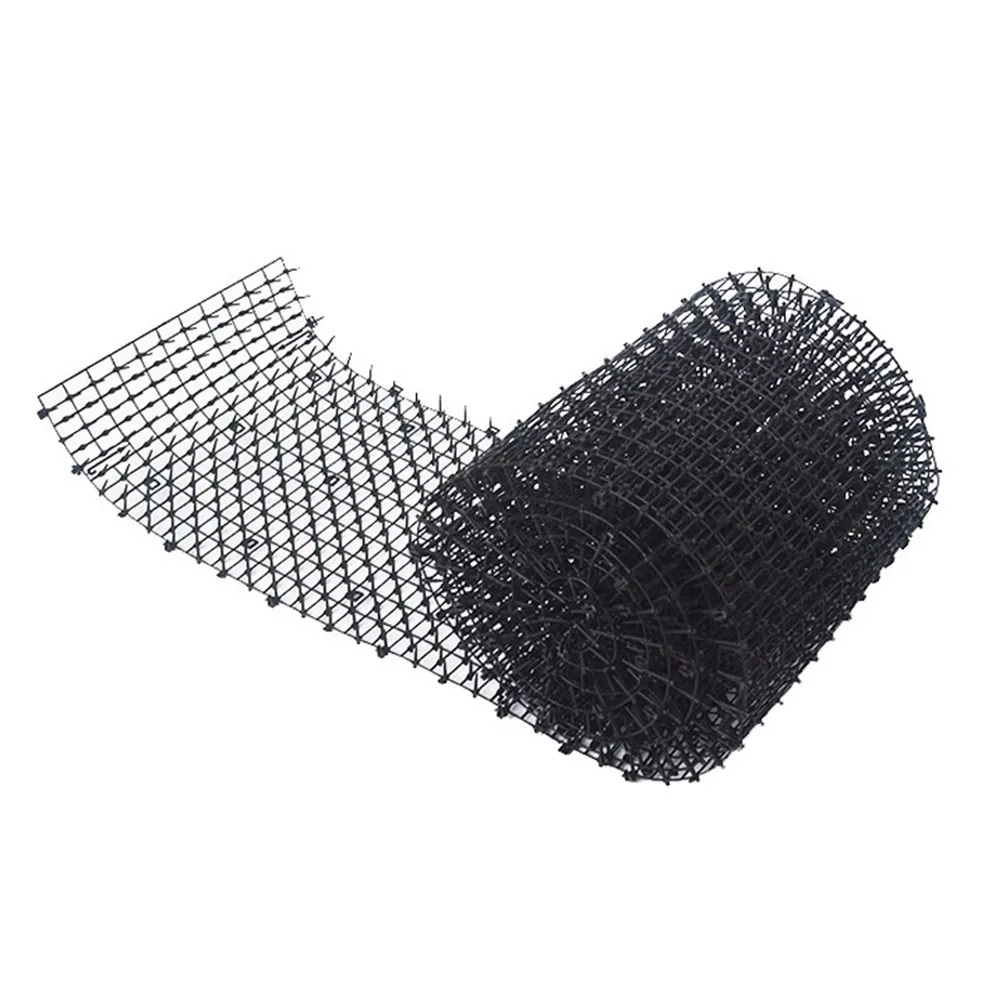 Garden Anti Cat Dogs Repellent Mat Prickle Strips 12PCS 200x155MM Safe Plastic Spike Thorn Cat Crates Gates Containment